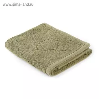 Полотенце махровое Moroshka Naturel green, 500 гр, размер 50х70 см, цвет зелёный