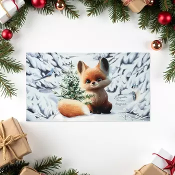 Полотенце новогоднее «Этель Дарите тепло» 4073 см, 100% хлопок, саржа 190 г/м