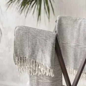 Полотенце Pasionaria «Рики», 340 гр, размер 90х160 см, цвет серый