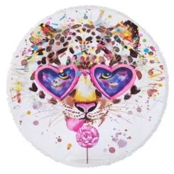 Полотенце пляжное Этель «Модница», d 150см