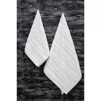 Полотенце, размер 50х90 см, цвет белый