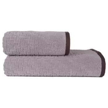Полотенце, размер 50х90 см, цвет серый