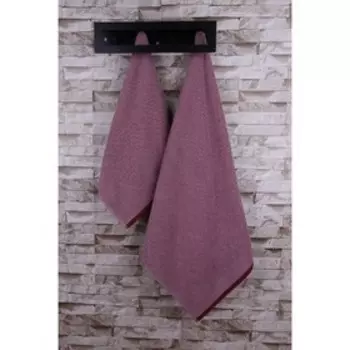 Полотенце, размер 50х90 см, цвет сухая роза