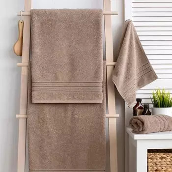 Полотенце махровое Самойловский Текстиль, 400 гр, размер 50x90 см, цвет мокко