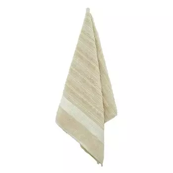 Полотенце, размер 50x90 см, цвет бежевый