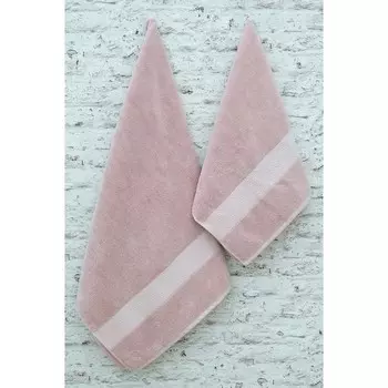 Полотенце, размер 50x90 см, цвет розовый