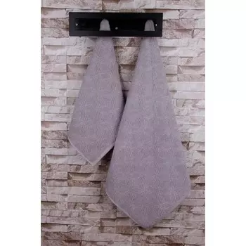 Полотенце, размер 50x90 см, цвет серый