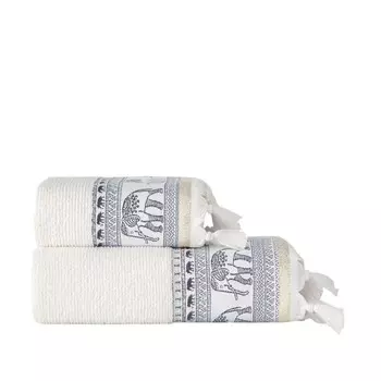 Полотенце махровое Arya Home Luck, 550 гр, размер 70x140 см