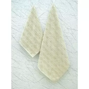 Полотенце, размер 70x140 см, цвет бежевый