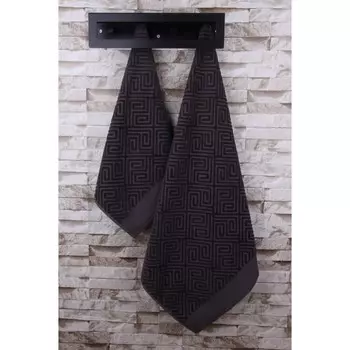 Полотенце, размер 70x140 см, цвет серый