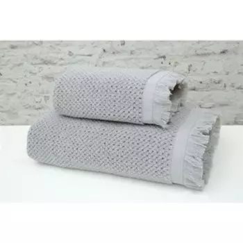 Полотенце махровое Arya Home, 600 гр, размер 70x140 см, цвет серый