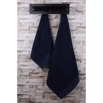 Полотенце, размер 70x140 см, цвет tемно-синий