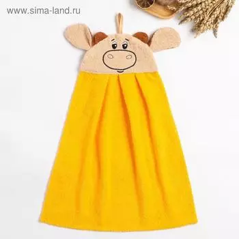 Полотенце-рушник махровый «Бычок» 43х35 см