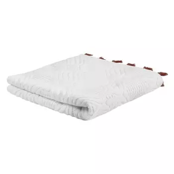 Полотенце с кисточками Tkano Essential, 610 гр, размер 70х140 см, цвет красной глины