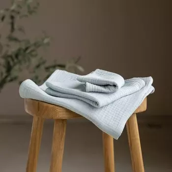 Полотенце «Шифу», размер 50х90 см, цвет голубой