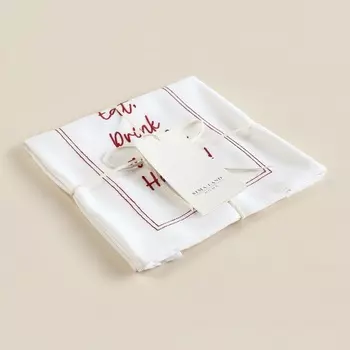 Полотенце SL HOME "Be happy" 40х70 см, лён 100%, 180 гр/м2