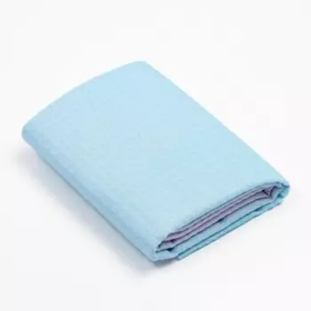 Полотенце вафельное банное Экономь и Я "Малибу" 70х150 см, 100% хлопок, 200 г/м2