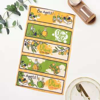 Полотенце вафельное ОЛ-4 35х60см, 150г/м, хл100%