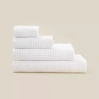 Полотенце вафельное SL HOME: Basic "Блан де Блан" 100х180 см, 100% хлопок, 340 г/м2