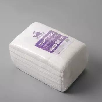 Полотенце White Whale «Мишки», 4590 см, люкс, спанлейс, 60 г/м2, 50 шт