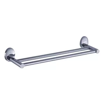 Полотенцедержатель двойной Solinne, цвет хром