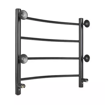 Полотенцесушитель электрический ARIS "Ребро", 500х520 мм, 4 перекладины, черный