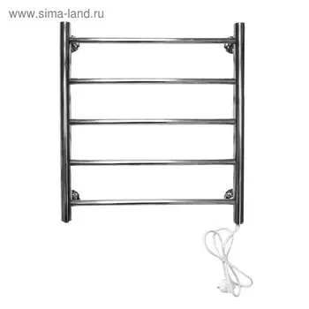 Полотенцесушитель электрический Domoterm "Аврора" 109-5, 500 х 600 мм, 5 перекладин, правый