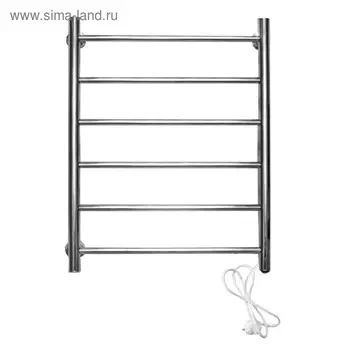 Полотенцесушитель электрический Domoterm "Аврора" 109-6, 400 х 600 мм, 6 перекладин, правый