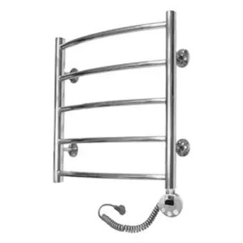 Полотенцесушитель электрический Domoterm "Калипсо", 500 х 500 мм, 5 перекладин, правый, хром