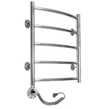 Полотенцесушитель электрический Domoterm "Калипсо", 500 х 700 мм, 5 перекладин, левый, хром