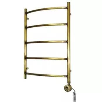 Полотенцесушитель электрический Domoterm "Калипсо", 500 х 700 мм, 5 перекладин, прав, бронза