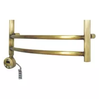 Полотенцесушитель электрический Domoterm "Калипсо", 500 х 985 мм, 12 перекладин, лев, бронза