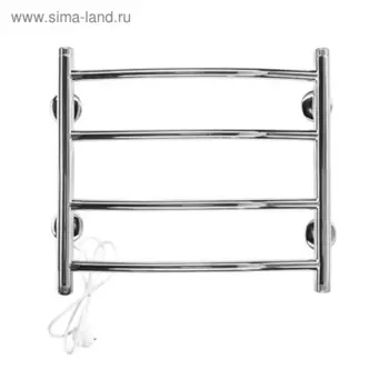 Полотенцесушитель электрический Domoterm "Классик" 109-4, 500 х 500 мм, 4 перекладины, левый
