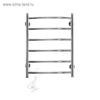 Полотенцесушитель электрический Domoterm "Классик" 109-6, 400 х 810 мм, 6 перекладин, левый