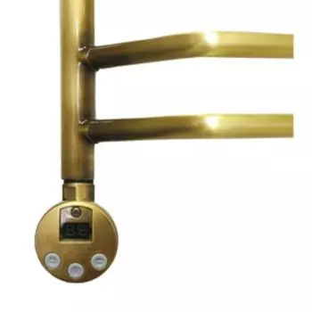 Полотенцесушитель электрический Domoterm "Лаура", 500 х 700 мм, 5 перекладин, левый, бронза