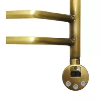 Полотенцесушитель электрический Domoterm "Лаура", 500 х 700 мм, 5 перекладин, правый, бронза