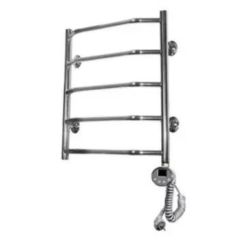 Полотенцесушитель электрический Domoterm "Лаура", 500 х 700 мм, 5 перекладин, правый, хром