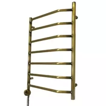 Полотенцесушитель электрический Domoterm "Лаура", 500 х 700 мм, 7 перекладин, левый, бронза