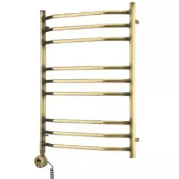 Полотенцесушитель электрический Domoterm "Лаура", 500 х 700 мм, 9 перекладин, левый, бронза