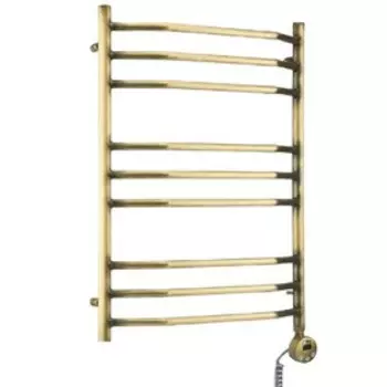 Полотенцесушитель электрический Domoterm "Лаура", 500 х 700 мм, 9 перекладин, правый, бронза