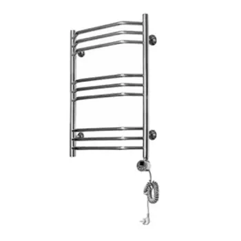 Полотенцесушитель электрический Domoterm "Лаура", 500 х 700 мм, 9 перекладин, правый, хром