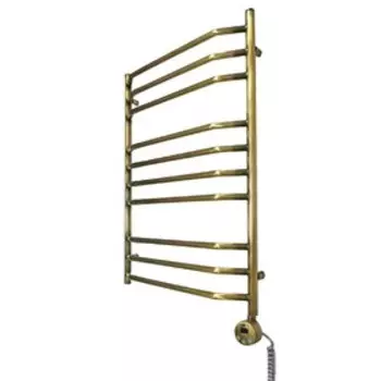 Полотенцесушитель электрический Domoterm "Лаура", 500 х 800 мм, 10 перекладин, прав, бронза