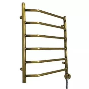 Полотенцесушитель электрический Domoterm "Лаура", 500 х 800 мм, 6 перекладин, правый, бронза