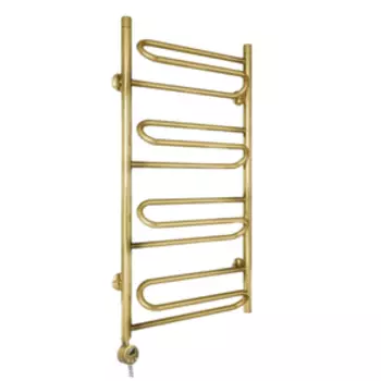 Полотенцесушитель электрический Domoterm "Офелия", 500 х 950 мм, 12 перекладин, лев, бронза