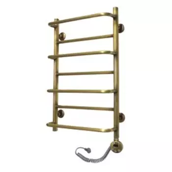 Полотенцесушитель электрический Domoterm "Орфей", 500 х 700 мм, 7 перекладин, правый, бронза