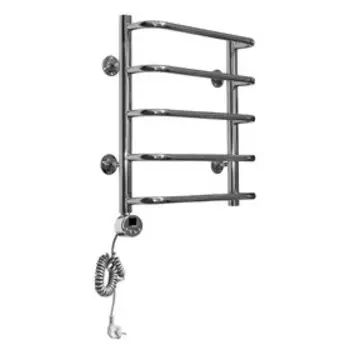 Полотенцесушитель электрический Domoterm "Стефано", 400 х 500 мм, 5 перекладин, левый, хром
