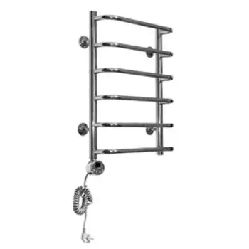 Полотенцесушитель электрический Domoterm "Стефано", 400 х 600 мм, 6 перекладин, левый, хром