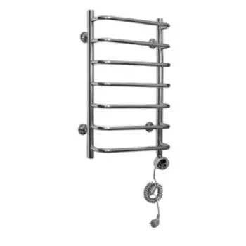 Полотенцесушитель электрический Domoterm "Стефано", 400 х 700 мм, 7 перекладин, правый, хром