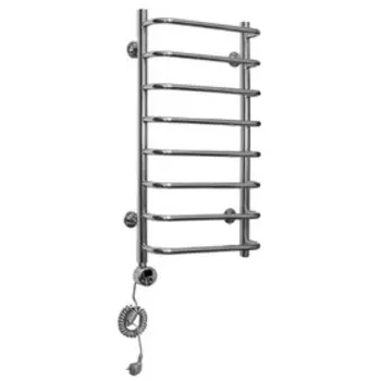 Полотенцесушитель электрический Domoterm "Стефано", 400 х 800 мм, 8 перекладин, левый, хром