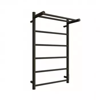 Полотенцесушитель электрический "ДВИН" Fj neo, 800x500 мм, диммер, чёрный матовый